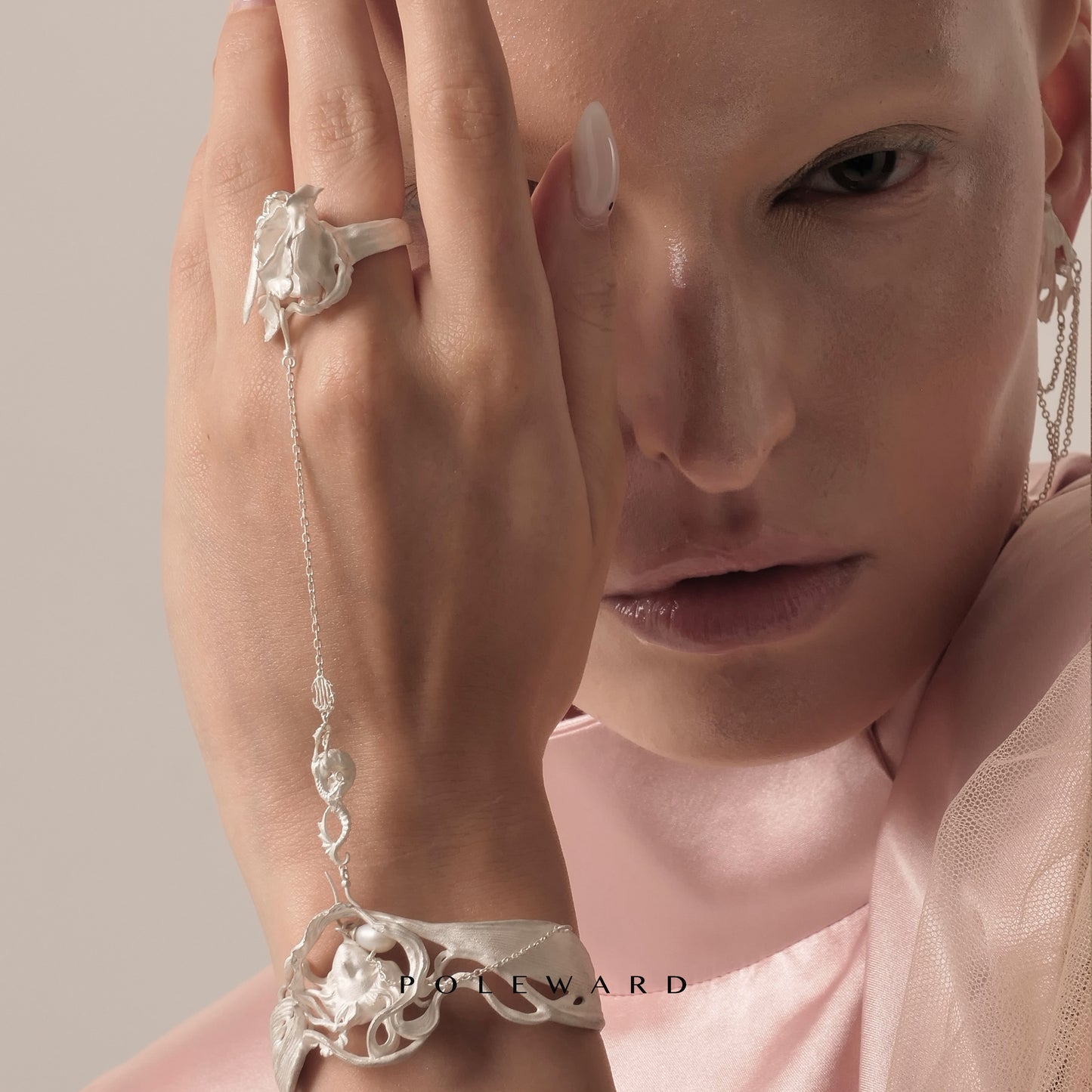 YamSuph series Crimson Tear Adjustable Ring