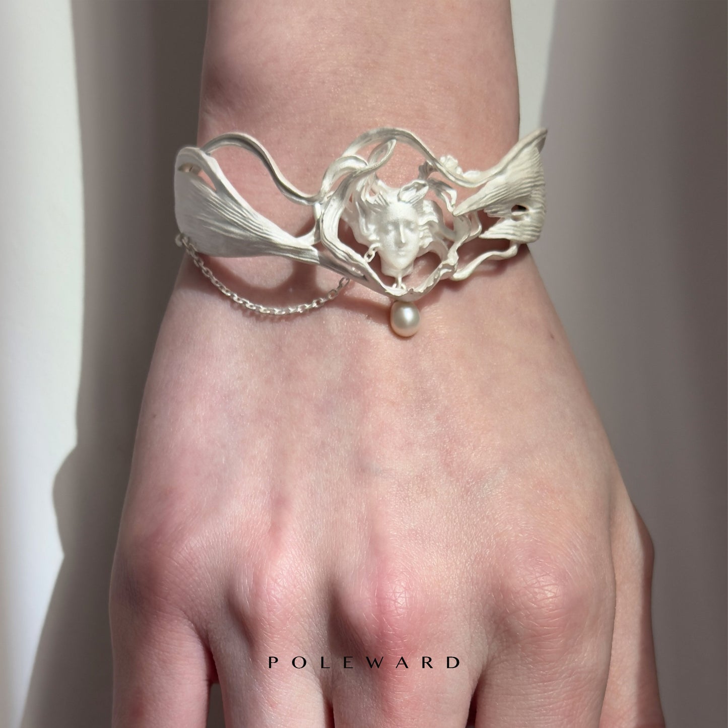 Yamsuph Tideface Silver Cuff