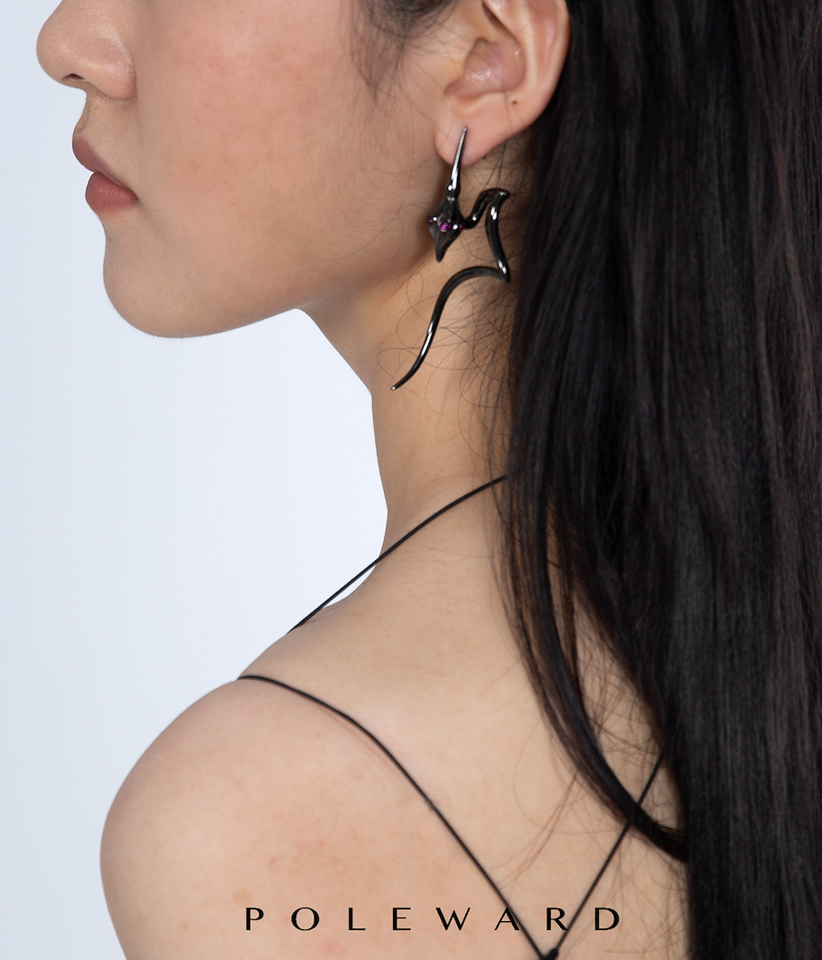 Demon heart city series Maze Earrings