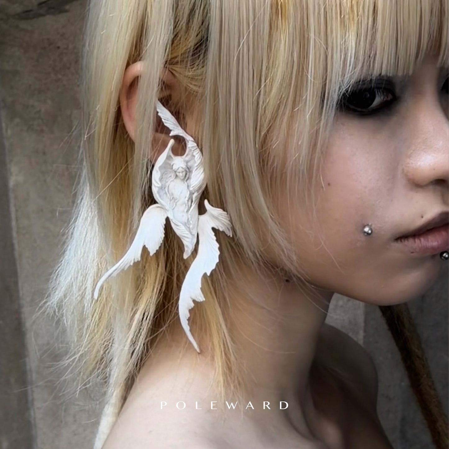 Yam Suph · Sea Angel Resin Earrings