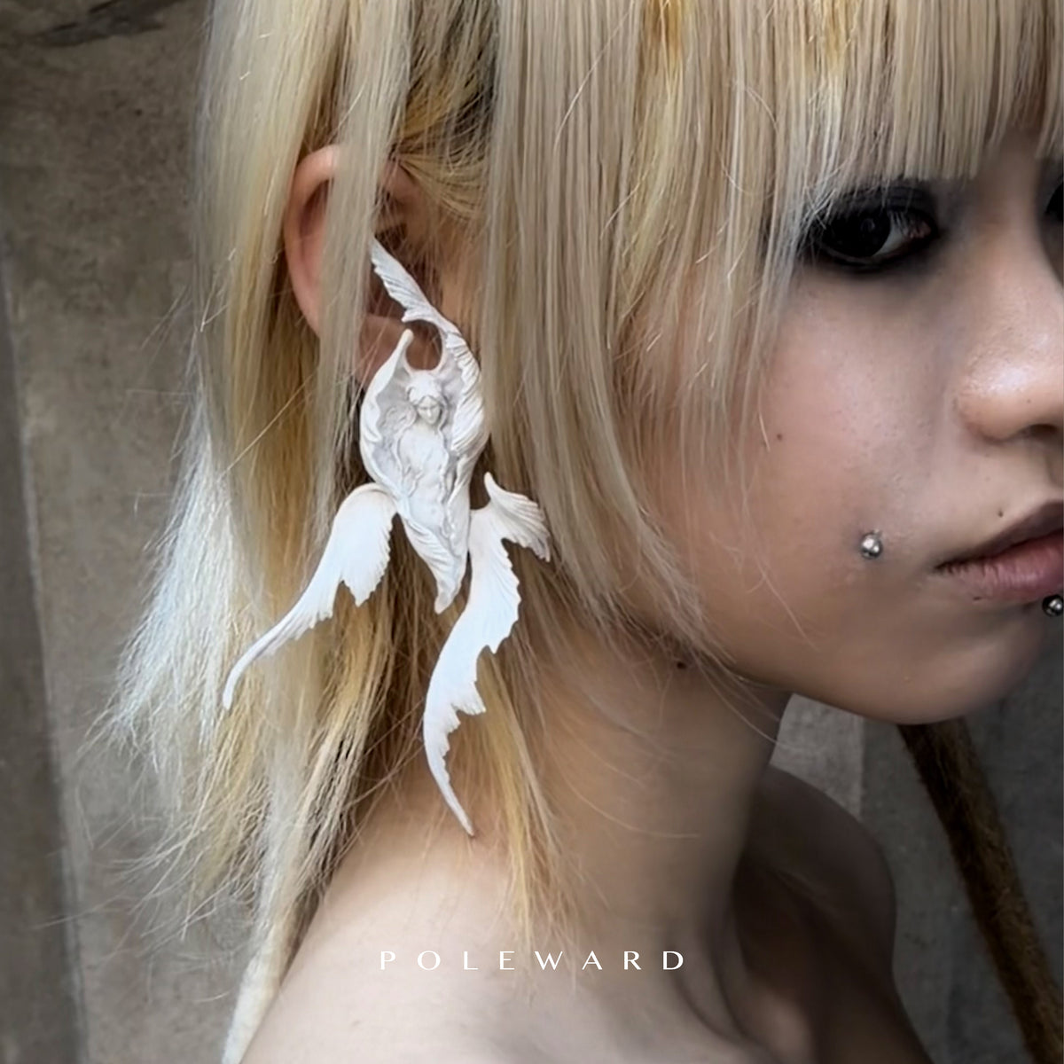 Yam Suph · Sea Angel Resin Earrings
