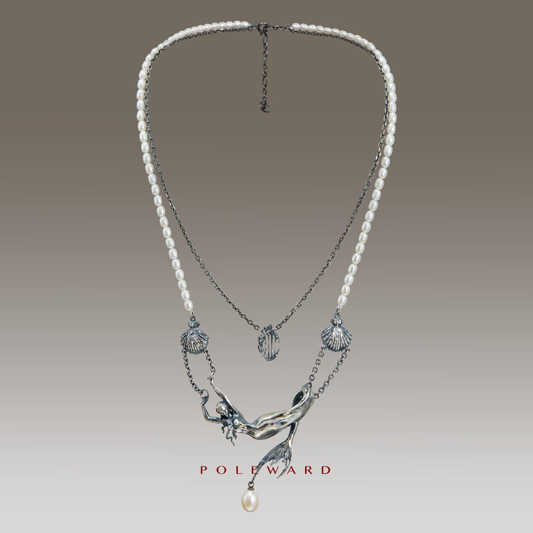 Yam Suph · Dark Mermaid Pearl Necklace