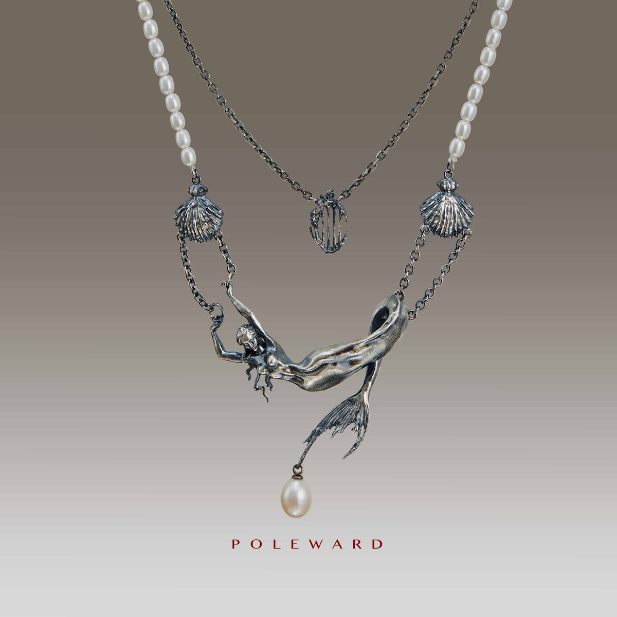 Yam Suph · Dark Mermaid Pearl Necklace