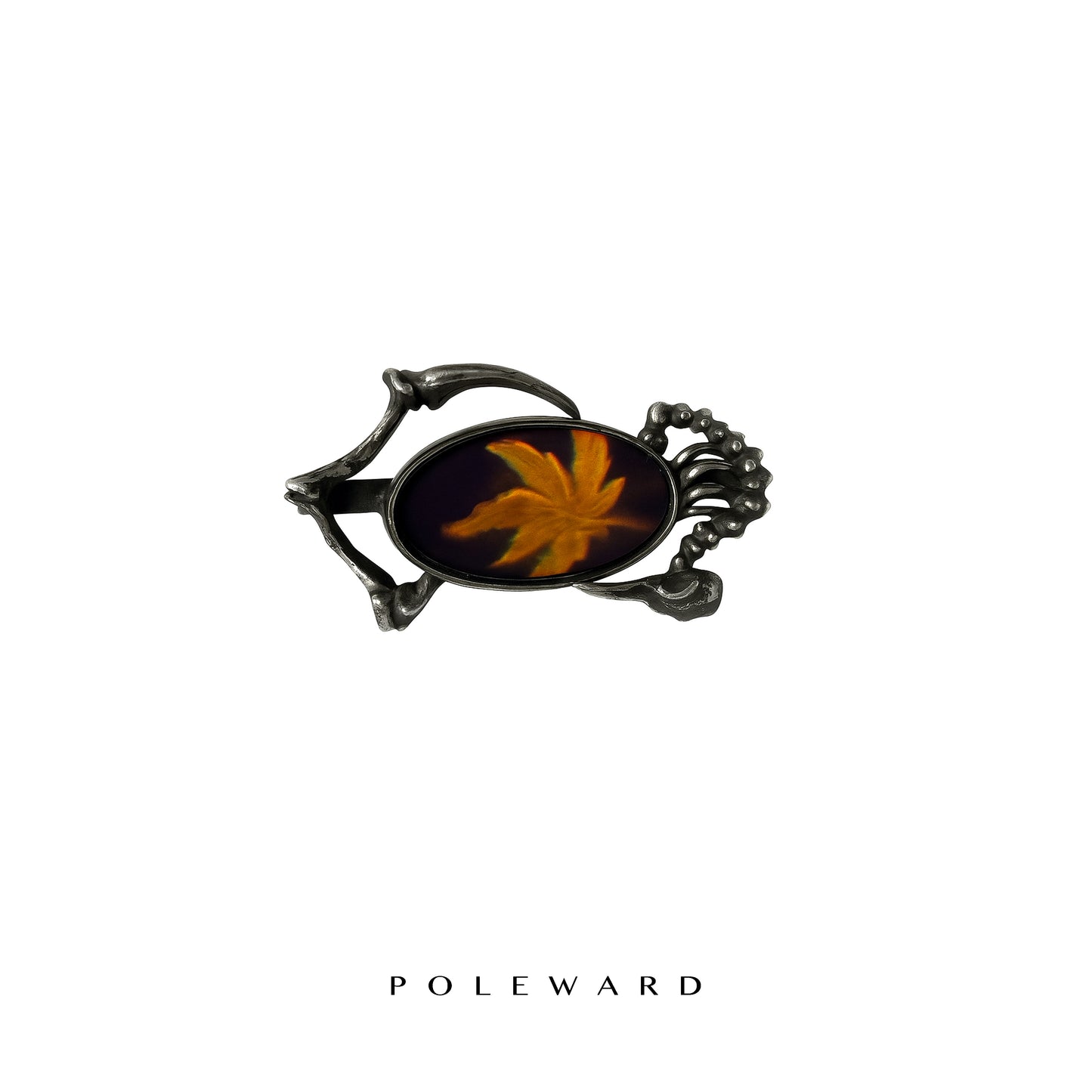 Jinghuan · Maple & Bird Bone Hair Clip