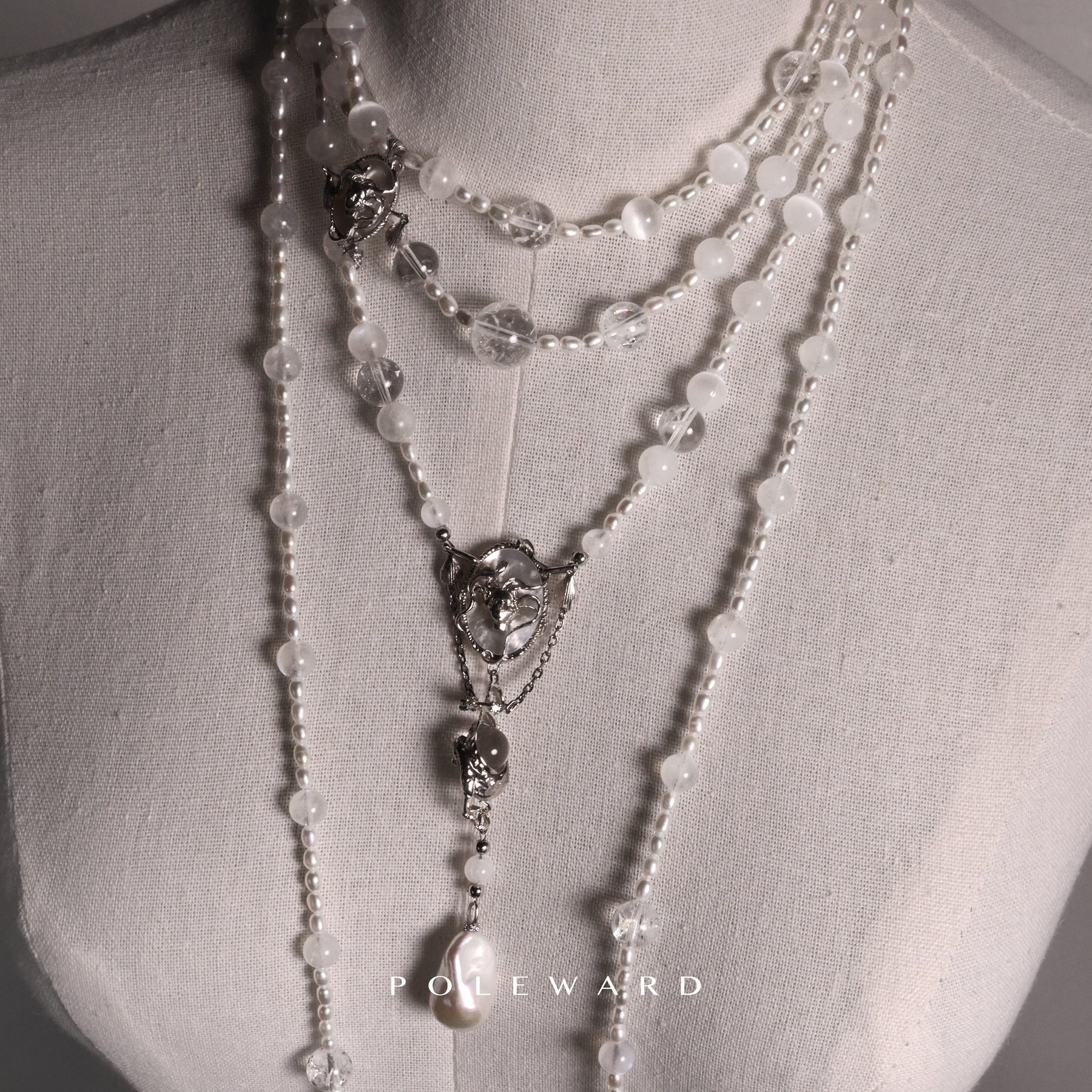 Yam Suph · Sea Strings Layered Pearl Necklace