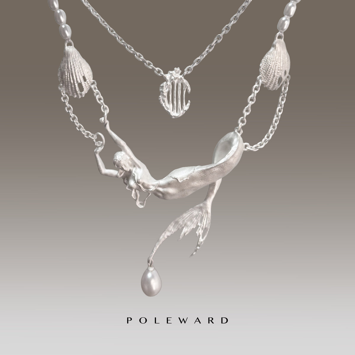 Yam Suph · Mermaid Silver & Pearl Necklace