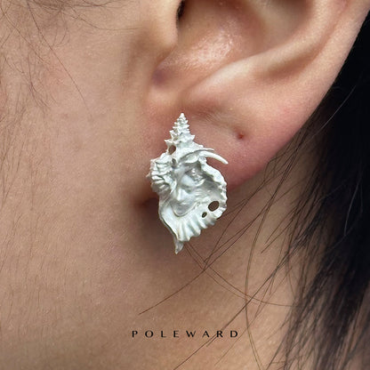 YamSuph series stigmata conch earring