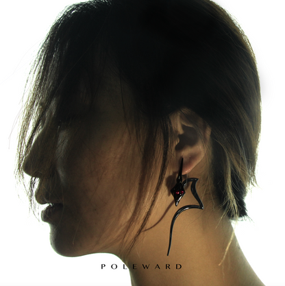Demon heart city series Maze Earrings