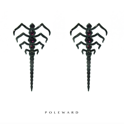 Demon heart city series Alien Earrings