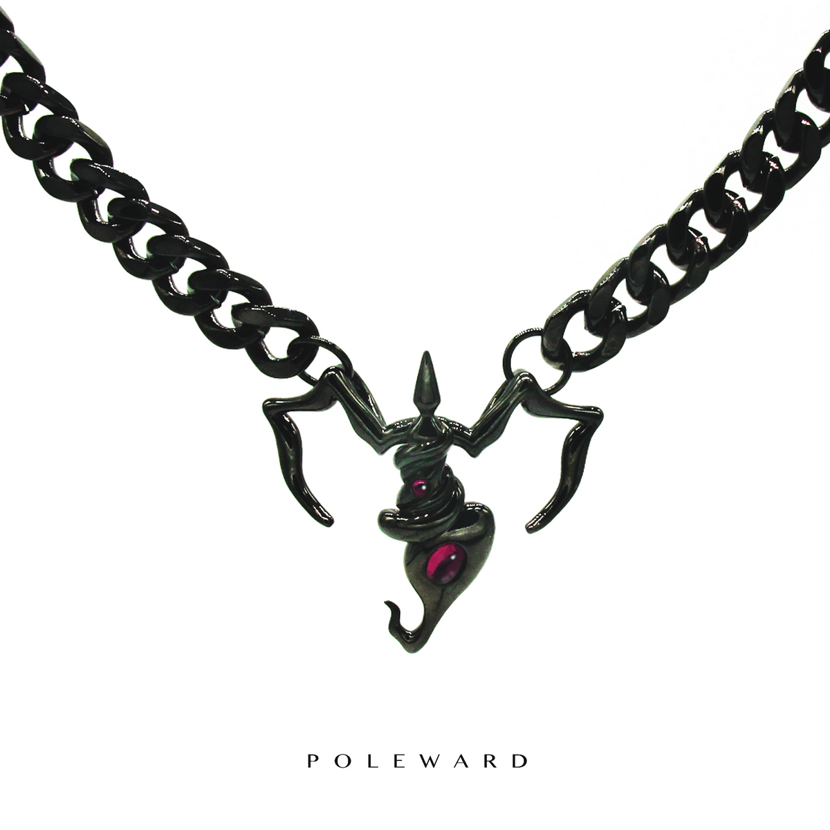 Demon Heart City · Synthetic Ruby Necklace